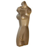 Female Full Size Gold Hanging Body Form Display Mannequin hollow back